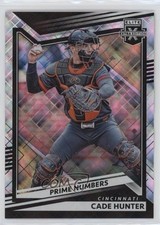 2022 Panini Elite Extra Edition Prime Numbers A /200 Cade Hunter #153 0g4