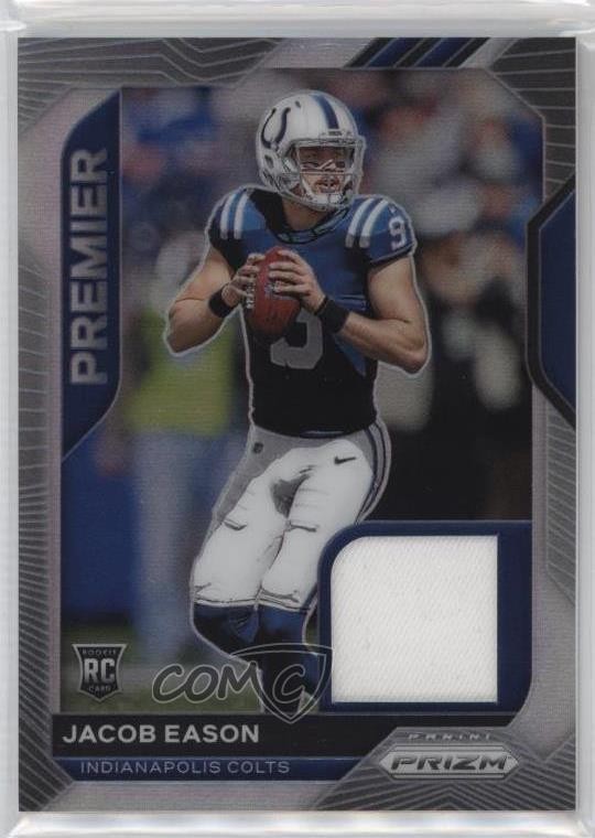 Jacob Eason Panini Prizm Premier Jerseys Relics #13 Base
