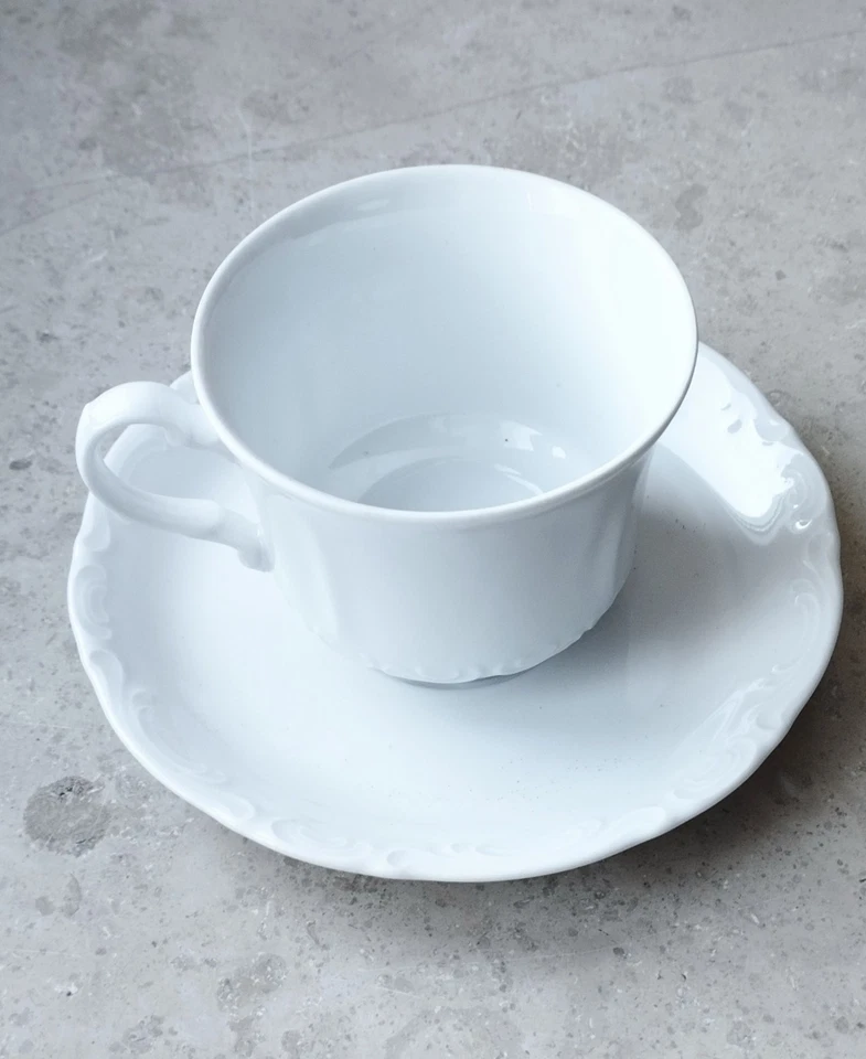 Mitterteich Porzellan - 6 Kaffeetassen und 7 Untertassen - Bild 3 von 4