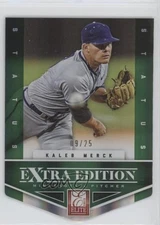 2012 Elite Extra Edition Status Emerald Die-Cut /25 Kaleb Merck #86