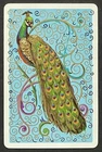Peacock Bird Vintage Single Swap Playing Card