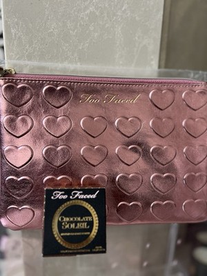 Too Faced Kosmetiktasche Pink Heart mit Mini Bronzer 