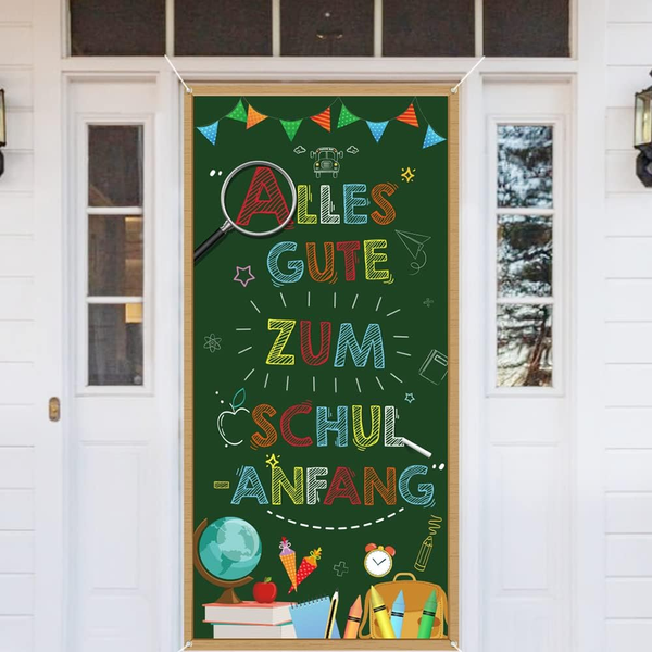 Einschulung Deko Banner, Alles Gute Zum Schulanfang Banner-image