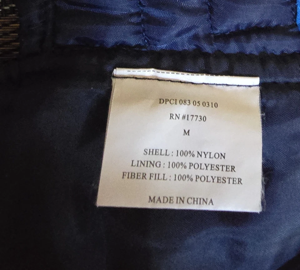 Boots & Barkley Dog Blue Puffer Coat; Size Medium - Image 4 of 4