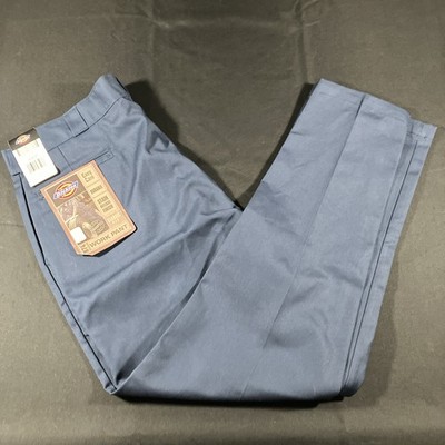 Mens Dickies Original Fit 874 Work Pants 40x32 Navy Blue Uniform