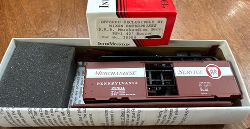 Intermountain HO Kit 40’ PS-1 Box Car Pennsylvania RR Merch Service #28504 NY | Zustand: New