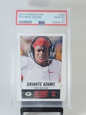 2014  DAVANTE ADAMS  Panini Score #358   PSA 10   GEM MT