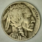 1927 D Buffalo Indian Head Nickel Five Cents US Coin 5c Very Good Condition Coin