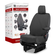 Ford Transit Van Mk7 Driver'S Seat Cover Tailored (2007-2013) Black 400