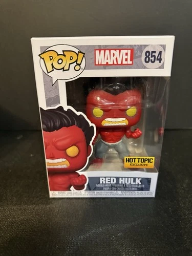FUNKO POP ! RED HULK 854 HOT TOPIC EXCLUSIVE MARVEL DB5