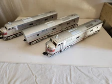 Williams O Gauge Burlington E7 ABA Diesels #9920 & 9924 w/True Blast 2 Horn/Bell