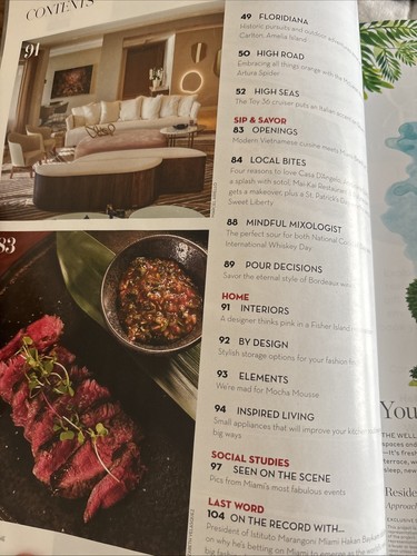 AVENTURA MAGAZINE March 2025 UPSCALE LIFESTYLE MAGAZINE SPRING 305 MODEL STYLE! - Picture 4 of 5