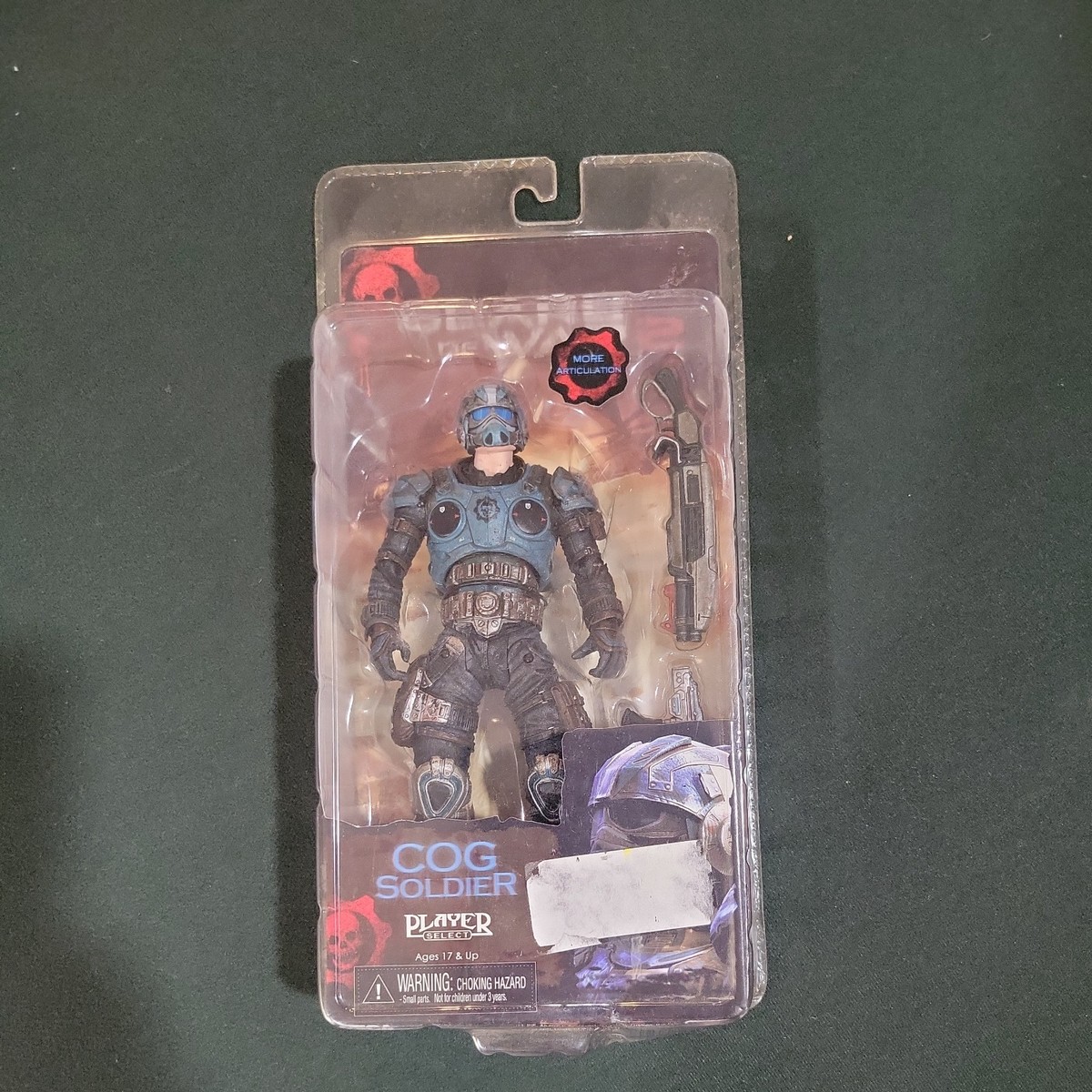 NECA GEARS OF WAR 2 Player Select Cog Soldier NEW SEALED AUTHENTIC