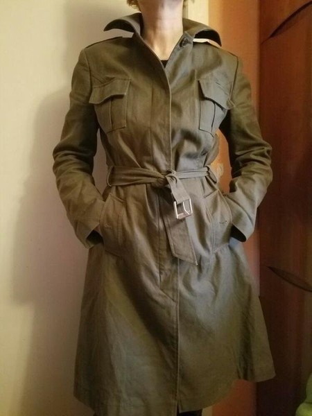 Women Dries Van Noten Trench Coat Khaki 40 / L /
