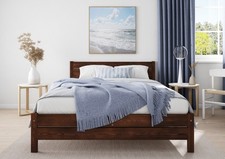 Handmade Wooden Bed Frame 'Alva' Super King, King, Double, Small Double, Single