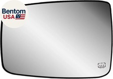 Driver Left Side Door Mirror Replacement Glass Heated with Back Plate for Ram 15