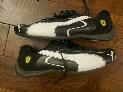 RARE MODEL PUMA FERRARI BLACK/WHITE SHOES MEN'S SIZE US10 302297-02