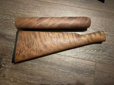 Remington 1100 Stock English LT20 Set 20 Forearm AAA Figured 11-87
