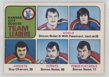 1975-76 O-Pee-Chee Simon Nolet Wilf Paiement Guy Charron #319 0ll