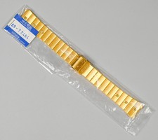 NOS Citizen Men's Gold Tone 20mm Bracelet Band 59-77464 for Watches 4-S69837 