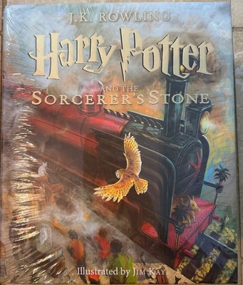 Harry Potter Illustrated Hardcover Book Set by J.K. Rowling & Jim Kay Books 1-4