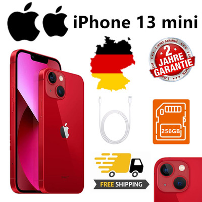 NEU Apple iPhone 13 mini - 256GB - (PRODUCT)RED - (Ohne Simlock) (Dual-SIM) OVP
