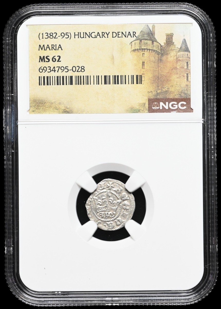 HUNGARY. Queen Maria, 1382-1395. Silver Denar, NGC MS62 | eBay