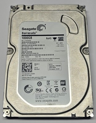 Seagate Barracuda 1TB 7200RPM HDD ST1000DM003 - Tested Good Secure Erase