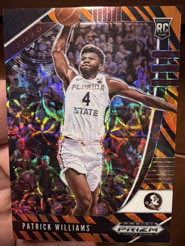 2020-21 Panini Prizm Draft Picks - Patrick Williams #60 Choice Tiger Stripes...