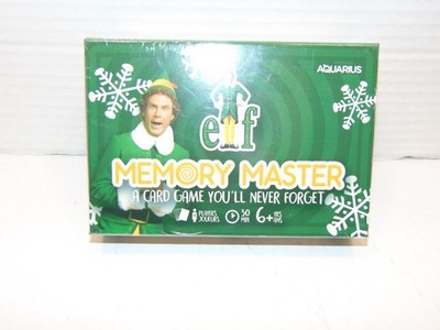 Elf The Movie Memory Master Card Game by Aquarius 4 Player Ages 6 & Up NEW