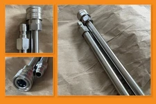 Hourleey Pressure Washer Extension Wand, 120 Inch (10ft) Stainless Steel