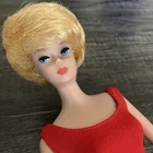 Vintage Barbie Doll 850 Lemon Blonde Bubble Cut w/ Original Swimsuit MINTY