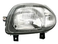 Scheinwerfer Links FüR Renault Clio 2 1998-2001 H4 Elektr. Schwarz