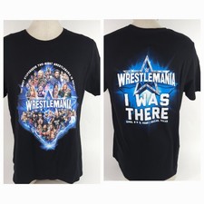 Wrestlemania 32 WWE Authentic Dallas 2022 Black T-Shirt Size XL I Was There