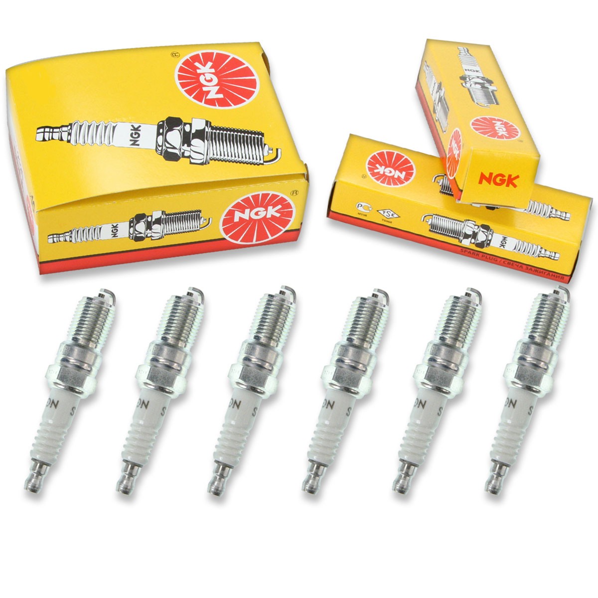 6 pc NGK 3526 BP7EFS Standard Spark Plugs for T8LC T22EP-U S7YC S379YC H5DP lo