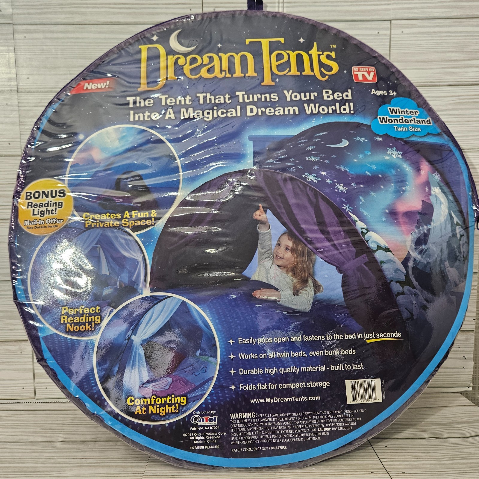 Ontel Dream Tents Winter Wonderland Kids Pop Up Play Tent