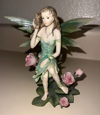 Vintage 2003 Faerie Glen Classic "Rosawind" #FG821 Figurine w/Roses Retired