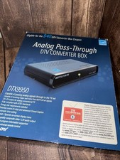 Digital Stream DTX9950 Analog Pass Through DTV Converter Box NO REMOTE 