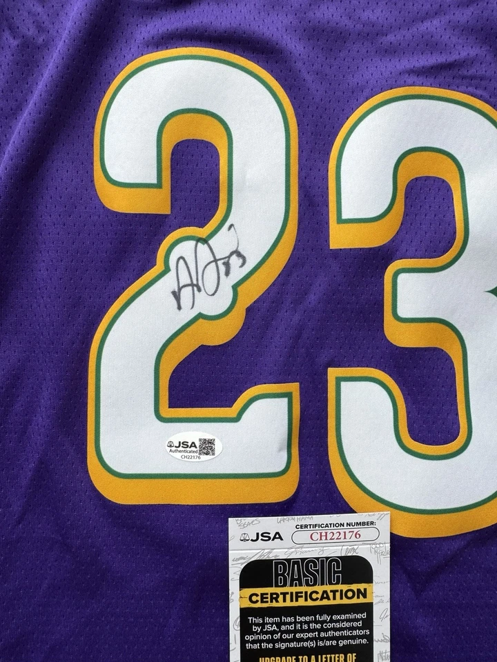 Anthony Davis Signed New Orleans Pelicans Jersey JSA COA #23 Mavericks Kentucky - Image 3 of 4