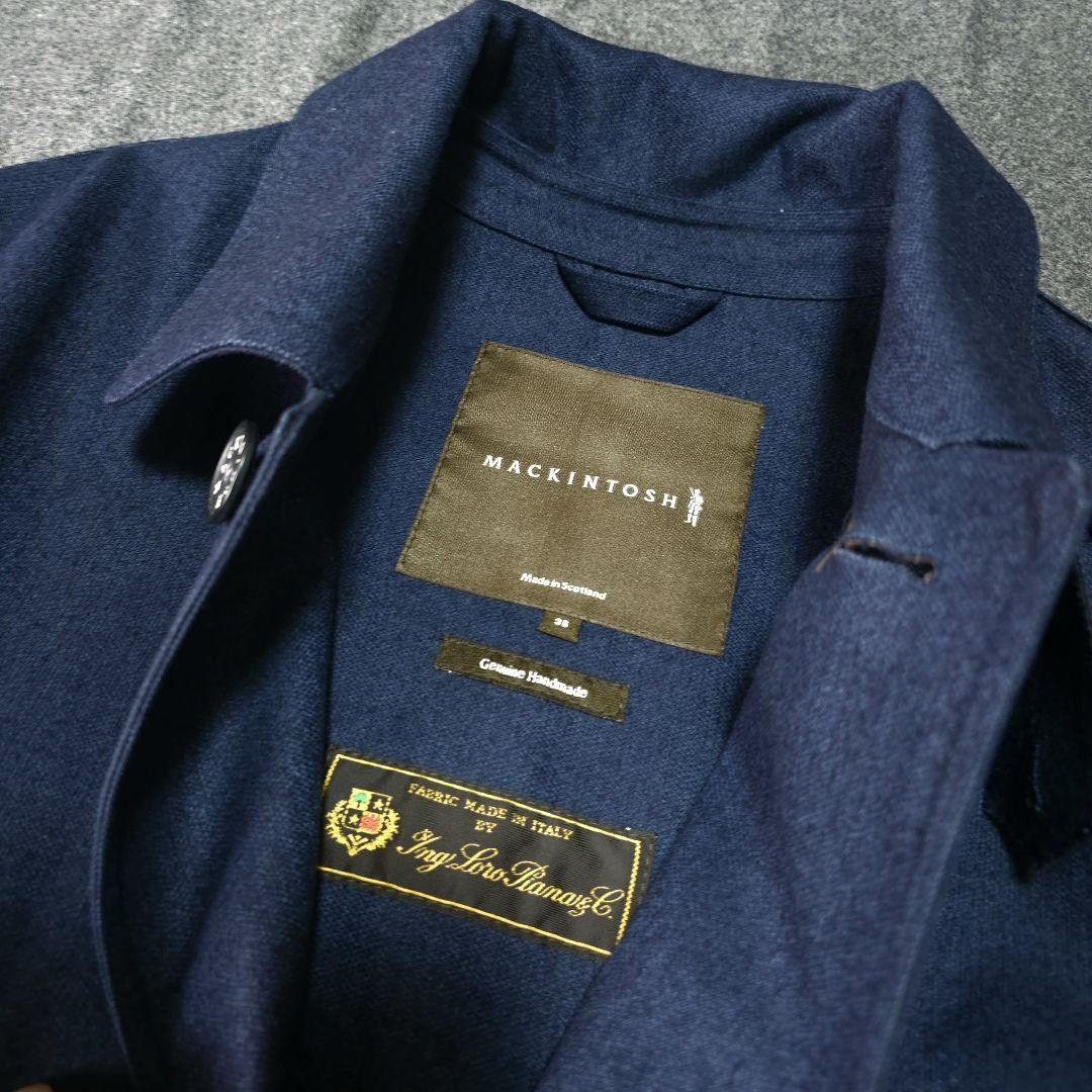 Mackintosh London】Luxury Loro Piana Fabric Dunkeld Rubber Mackintosh London】Luxury Loro Piana Fabric Dunkeld Rubber