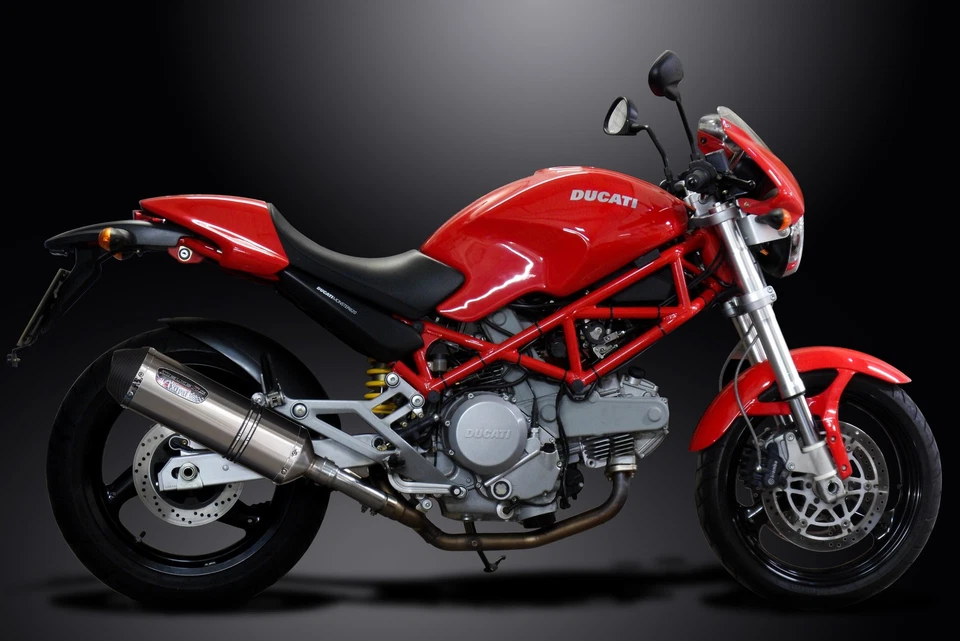 Ducati Monster 620 2002-2006 Slip On 13.5" X-Oval Stainless Exhaust Muffler Kit - Image 4 of 4