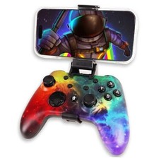 Wzui ov RGB Game Controller for Switch, PC, iOS Android Wireless Red Blue