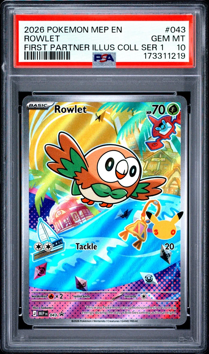 Rowlet 043 Me: Mega Evolution Promo for sale | eBay