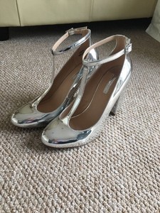 Scarpe con tacco Dorothy Perkins argento con cinturino alla caviglia Eu 41  Uk 7 | eBay
