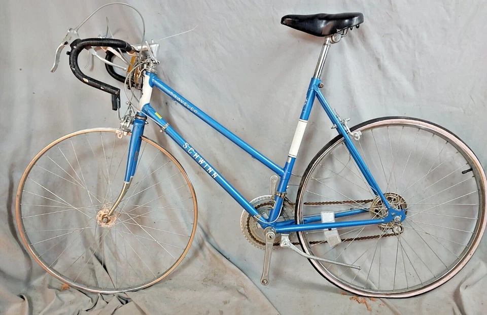 Bicicleta de carretera Panasonic Schwinn Traveler 1979 56 cm brida media alta con orejetas para mujer Foto 2 de 4