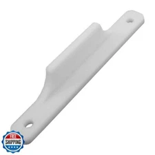 (White) Sliding Screen Door Pull Handle Replacement 3 1/2 inch Hole Width for