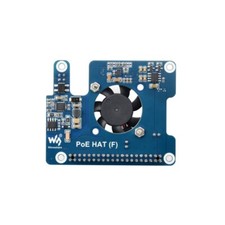 Power Over Ethernet HAT F for Raspberry Pi 5 Supports 802.3af/at Network