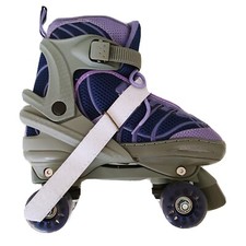 DBX Girls Express Adjustable Purple Gray Roller Skate 5 - 8 Adjustable NEW