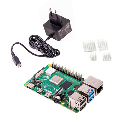 BerryBase Raspberry Pi 4 Computer Modell B 2GB Elementary Kit inkl. Netzteil