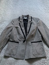 Kasper Women Spotted Long Sleeve Lined Notch Blazer Multicolor Size 6